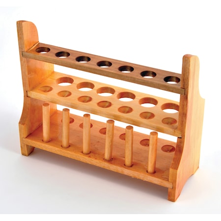 United Scientific Wooden Test Tube Rack, 13-Tube TTHW04